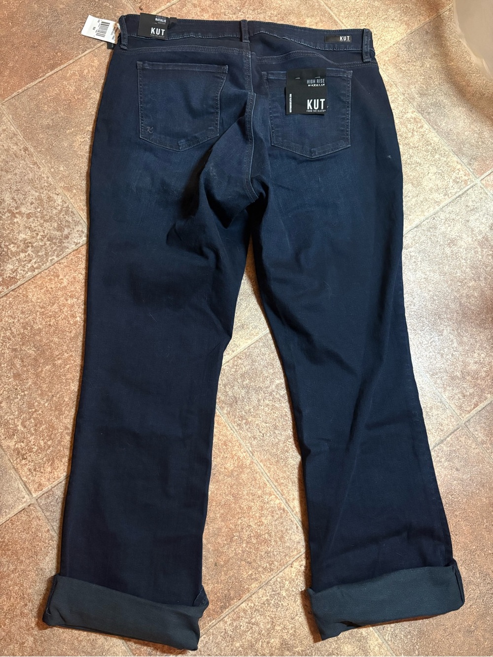 KUT from the Kloth Dark Indigo Jeans - Picture 5 of 7